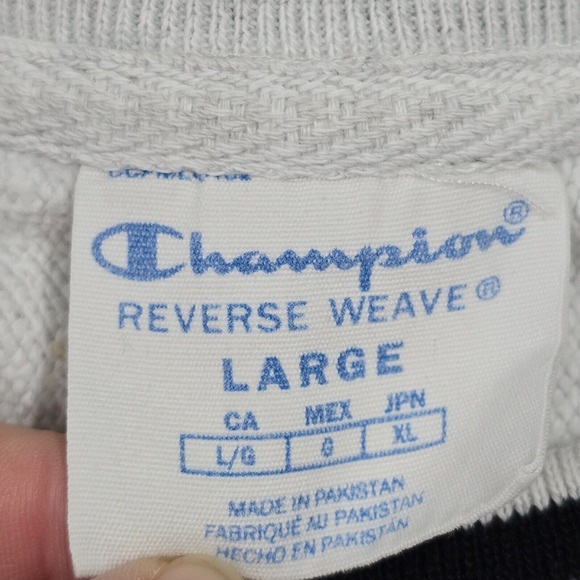 Champion Reverse Weave Sweatshirt Mens Large Gray Harvard Pullover Sweater - Picture 5 of 11